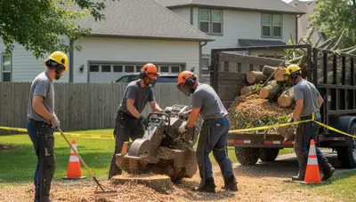 Stump removal service in Bradenton, FL for complete yard cleanup and safe tree care