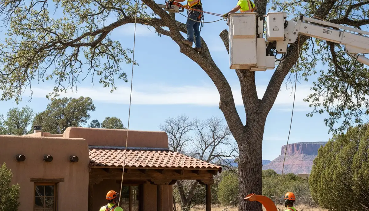 Tree service crew in Bradenton, FL providing professional tree trimming and removal services