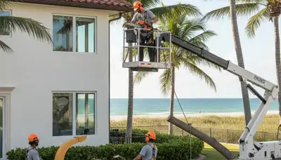 Tree service crew in Bradenton, FL providing professional tree trimming and removal services
