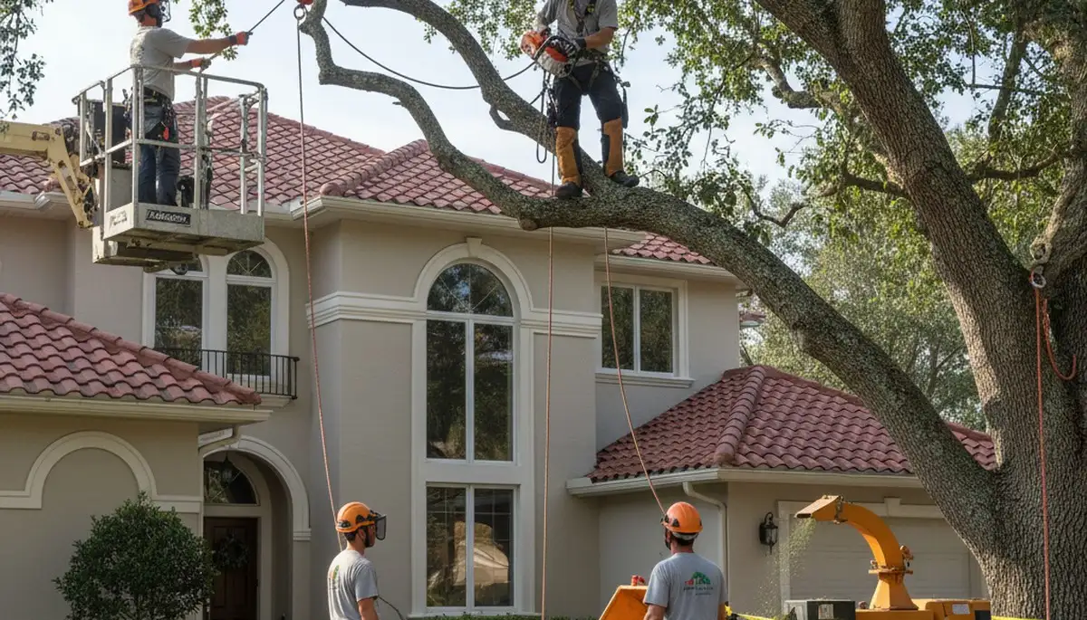 Bradenton, FL tree service crew providing professional tree trimming and removal services
