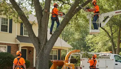Bradenton, FL tree trimming crew pruning branches for healthier, safer trees